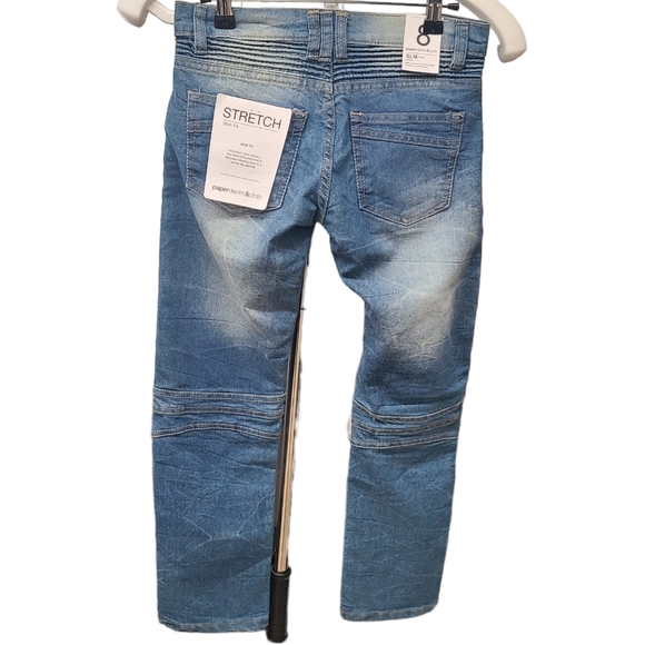 New with Tags PaperDenim&Cloth Quilted Jeans size 8 Slim - Picture 3 of 8